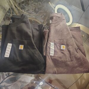 LG Carhartt Black and Brown Pocket T-Shirts